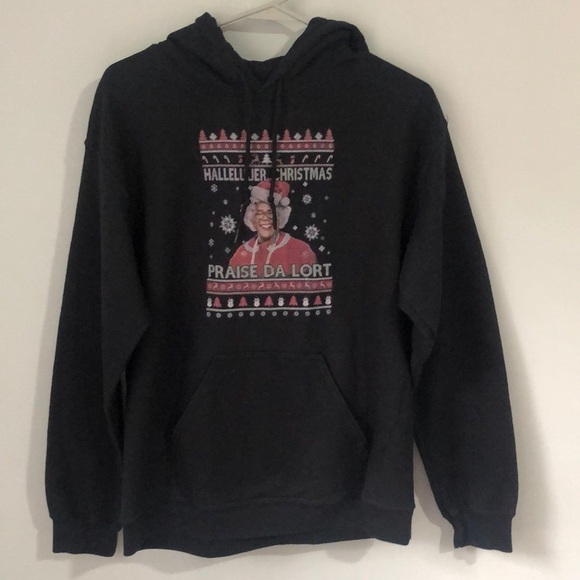 Madea Hallelujer Praise Da Lort Merry Christmas Unisex Hoodie - Picture 1 of 3